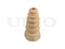 Rear shock absorber bump stop thumb