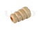 Rear shock absorber bump stop thumb