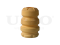 Rear shock absorber bump stop thumb