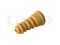 Rear shock absorber bump stop thumb