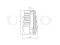 Front shock absorber bump stop thumb
