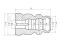 Front shock absorber bump stop thumb