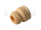 Front shock absorber bump stop thumb