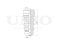 Rear shock absorber bump stop thumb