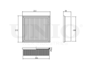 Фильтр воздушный (без сетки) photo