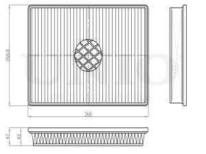 Air filter photo