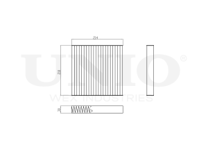 Activated carbon cabin filter photo