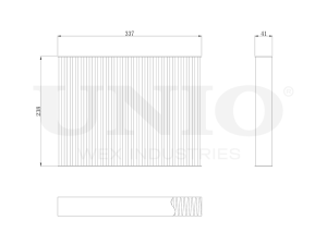 Activated carbon cabin filter photo