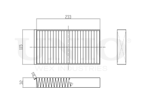 Activated carbon cabin filter photo