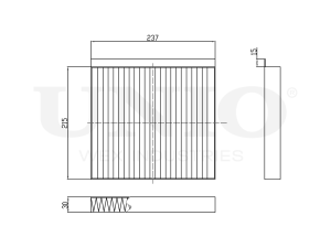 Activated carbon cabin filter photo