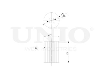 картинка Фильтр масляный (eco) от UNIO