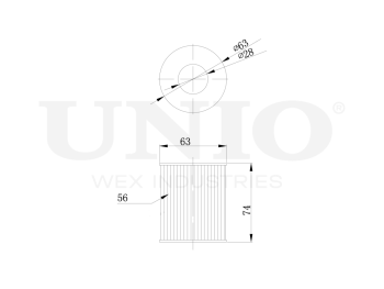 картинка Фильтр масляный (eco) от UNIO