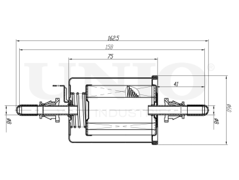 картинка Фильтр топливный от UNIO