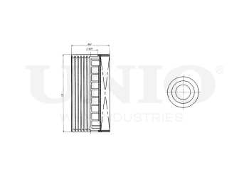 картинка Фильтр масляный (eco) от UNIO