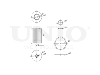 картинка Фильтр масляный (eco) от UNIO