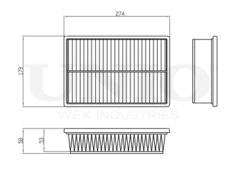 picture of Air filter from UNIO