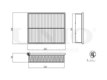picture of Air filter from UNIO