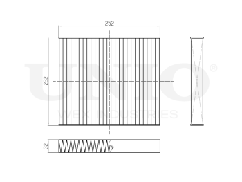 picture of Antibacterial cabin filter from UNIO