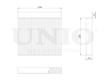 picture of Activated carbon cabin filter from UNIO