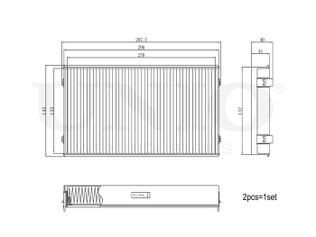 picture of Cabin filter from UNIO