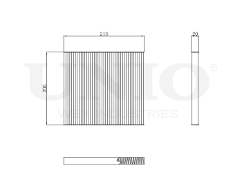 picture of Cabin filter from UNIO