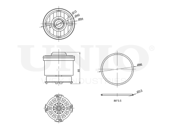 picture of Fuel filter from UNIO