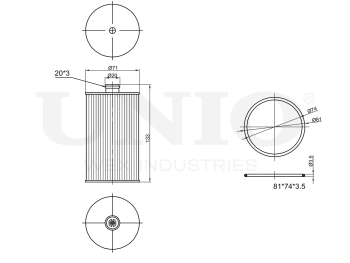 picture of Fuel filter from UNIO