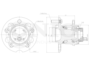 Rear hub (with ABS) photo