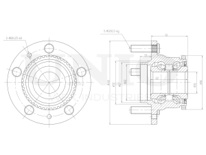Rear hub (with ABS) photo