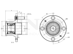 Rear hub (with ABS) photo