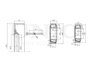 Rear wheel bearing kit (without ABS) photo