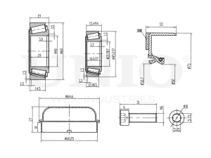 Front wheel bearing kit (with ABS) photo