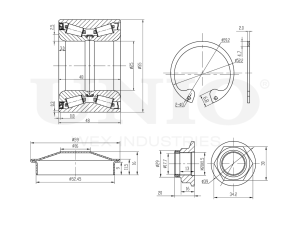Rear wheel bearing kit (without ABS) photo