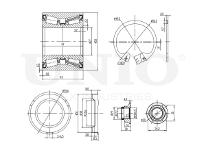 Rear wheel bearing kit (without ABS) photo