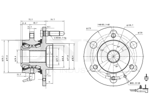 Front hub (with ABS) photo