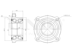 Rear hub (with ABS) photo