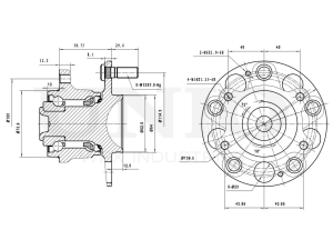 Rear hub (with ABS) photo