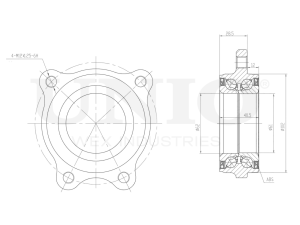 Front/rear hub (with ABS) photo