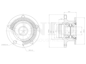 Rear hub (with ABS) photo