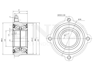 Rear hub (with ABS) photo