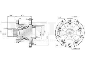 Rear hub (with ABS) photo
