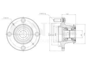 Rear hub (with ABS) photo