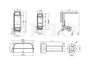 Front wheel bearing kit (with ABS) photo