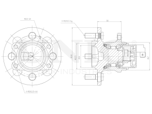 Rear hub (with ABS) photo