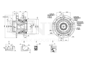 Rear wheel hub (with ABS) photo