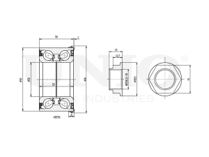 Front/rear wheel bearing kit (with ABS) photo
