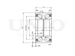 Rear wheel bearing kit (with ABS) photo
