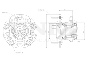 Rear hub (with ABS) photo