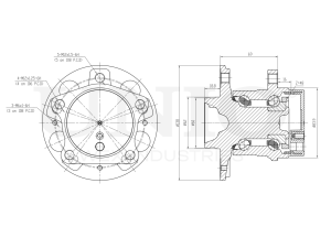 Rear wheel hub (with ABS) photo