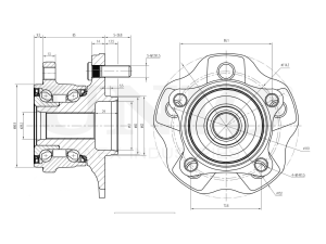 Rear hub (with ABS) photo
